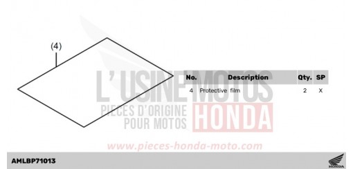 PROTECTIVE FILM CB750AP de 2023